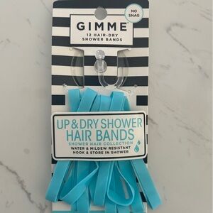 GIMME Up & Dry Shower Hair Bands – 12-Pack - NWT